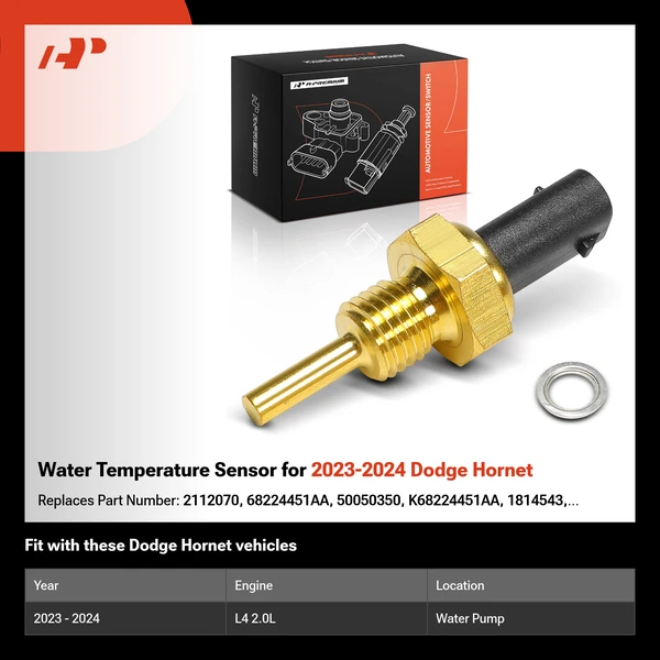 Water Temperature Sensor for 2023-2024 Dodge Hornet