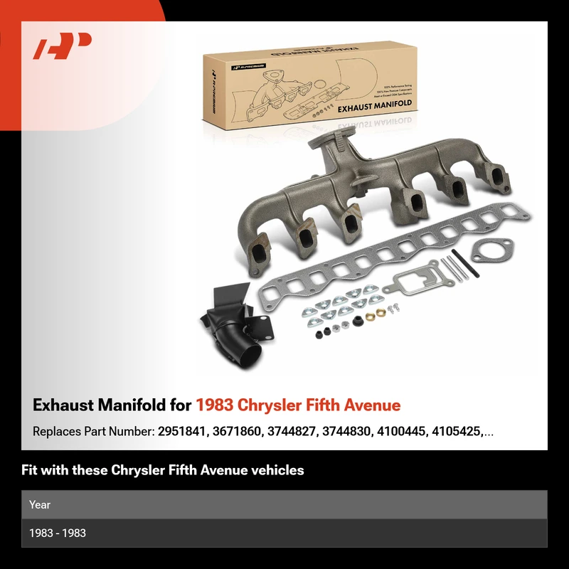 Exhaust Manifold for 1983 Chrysler Fifth Avenue