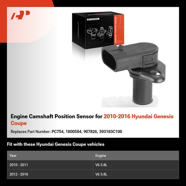 Engine Camshaft Position Sensor for 2010-2016 Hyundai Genesis Coupe
