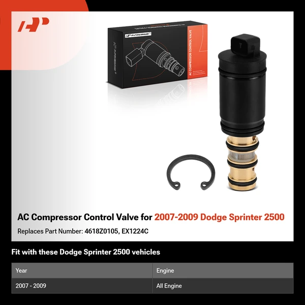 AC Compressor Control Valve for 2007-2009 Dodge Sprinter 2500