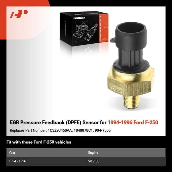 EGR Pressure Feedback (DPFE) Sensor for 1994-1996 Ford F-250