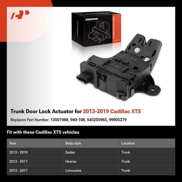 Trunk Door Lock Actuator for 2013-2019 Cadillac XTS