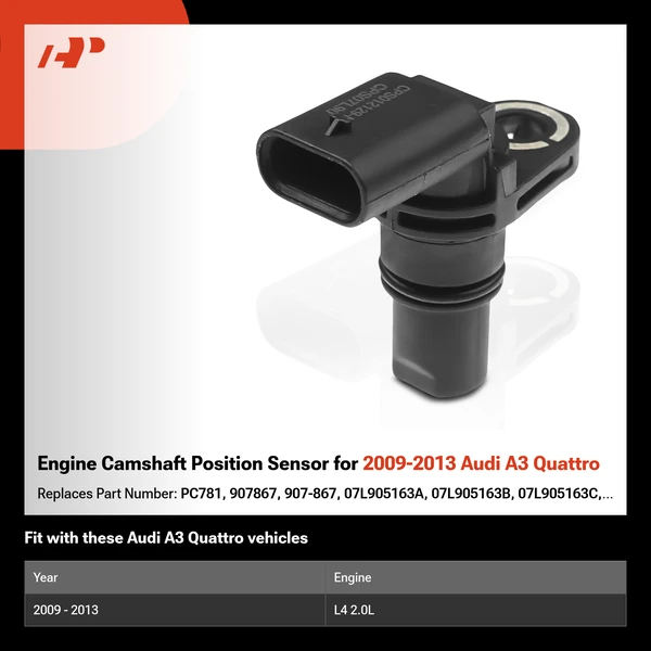 Engine Camshaft Position Sensor for 2009-2013 Audi A3 Quattro
