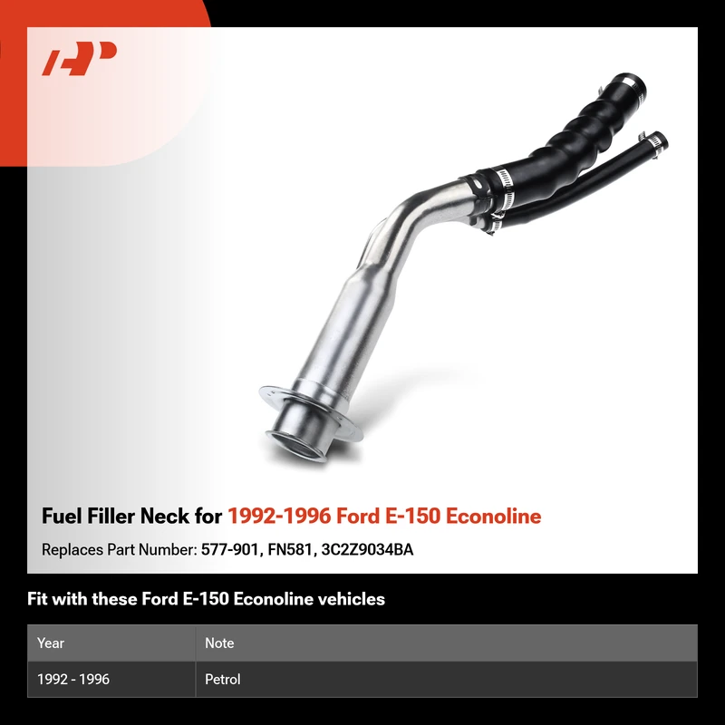 Fuel Filler Neck for 1992-1996 Ford E-150 Econoline