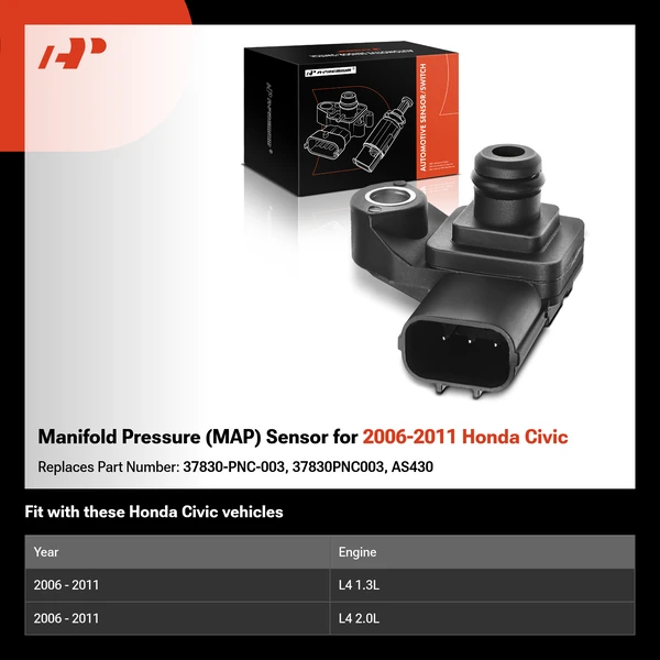 Manifold Pressure (MAP) Sensor for 2006-2011 Honda Civic