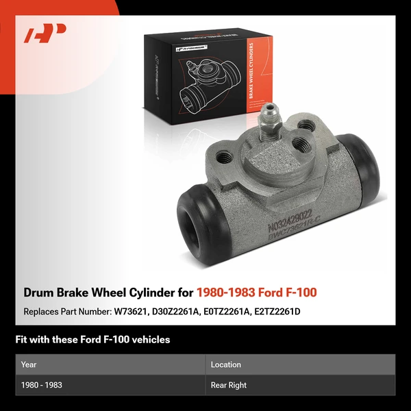 Drum Brake Wheel Cylinder for 1980-1983 Ford F-100