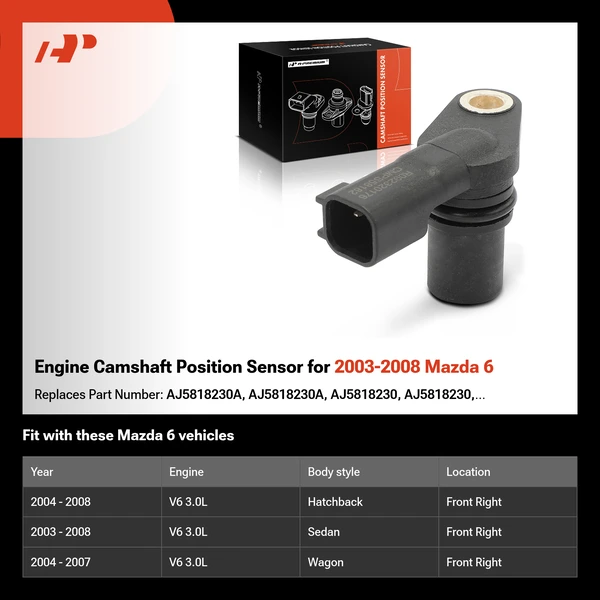 Engine Camshaft Position Sensor for 2003-2008 Mazda 6