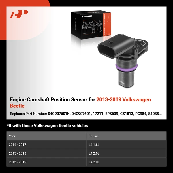 Engine Camshaft Position Sensor for 2013-2019 Volkswagen Beetle