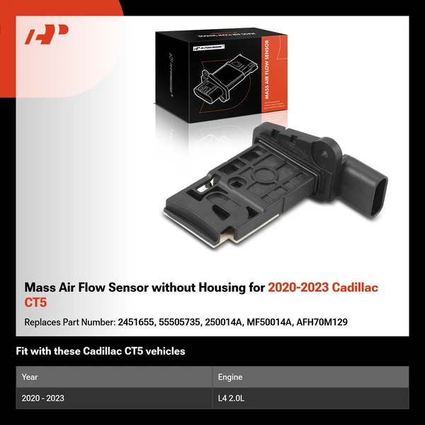 Mass Air Flow Sensor without Housing for 2020-2023 Cadillac CT5