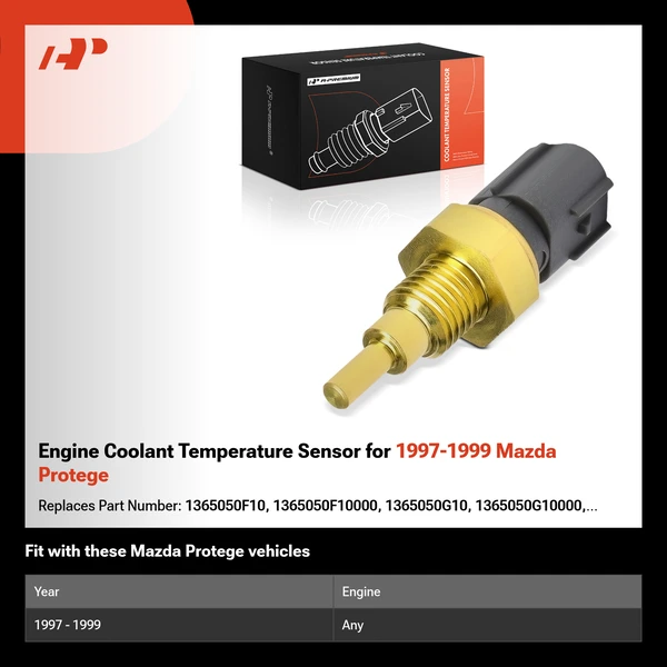 Engine Coolant Temperature Sensor for 1997-1999 Mazda Protege
