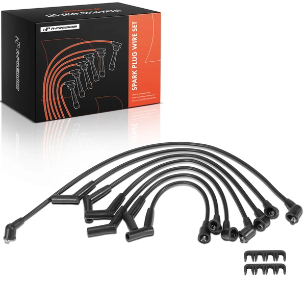 7 Pcs Spark Plug Wire Set for 1981-1987 Toyota Land Cruiser