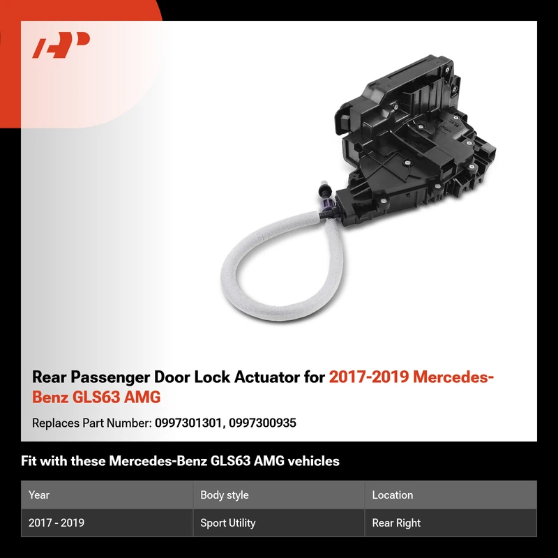 Rear Passenger Door Lock Actuator for 2017-2019 Mercedes-Benz GLS63 AMG
