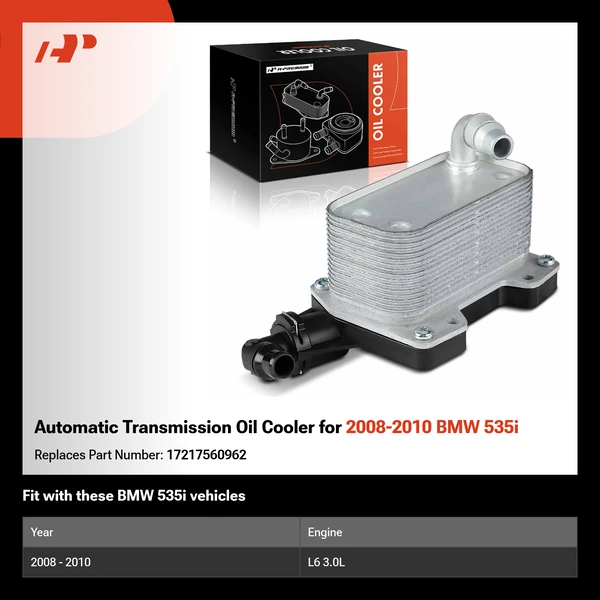 Automatic Transmission Oil Cooler for 2008-2010 BMW 535i