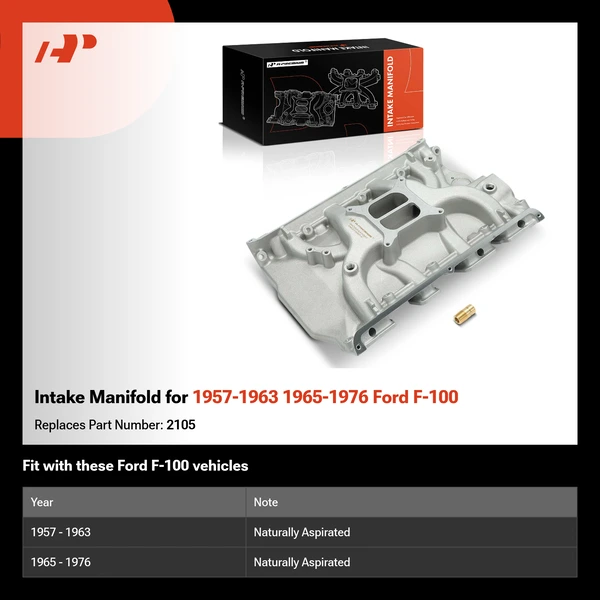 Intake Manifold for 1957-1963 1965-1976 Ford F-100