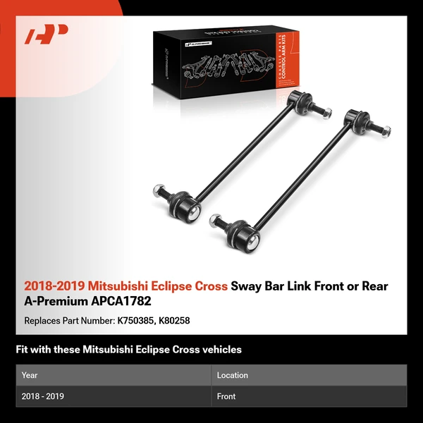2018-2019 Mitsubishi Eclipse Cross Sway Bar Link Front or Rear A-Premium APCA1782