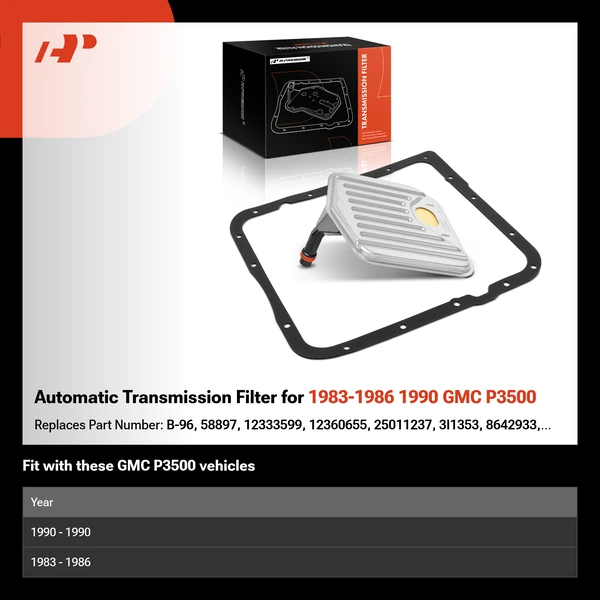Automatic Transmission Filter for 1983-1986 1990 GMC P3500