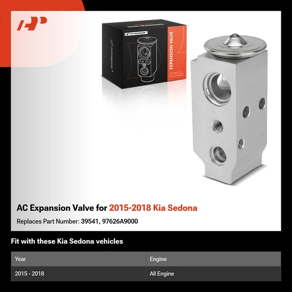 AC Expansion Valve for 2015-2018 Kia Sedona