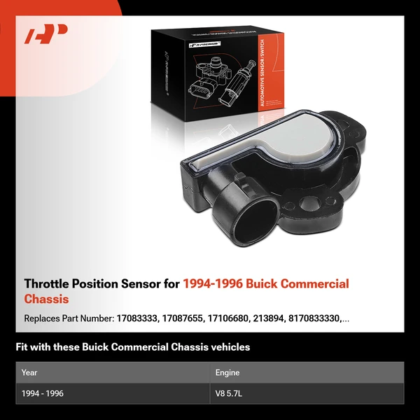 Throttle Position Sensor for 1994-1996 Buick Commercial Chassis