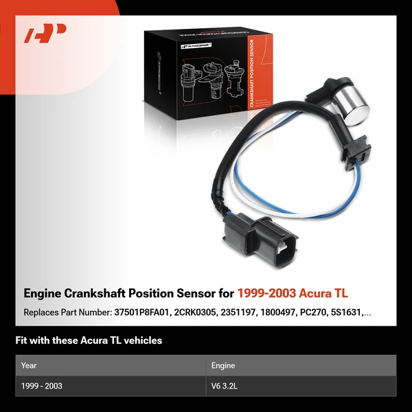 Engine Crankshaft Position Sensor for 1999-2003 Acura TL