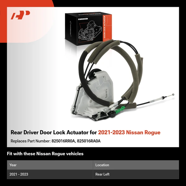 Rear Driver Door Lock Actuator for 2021-2023 Nissan Rogue