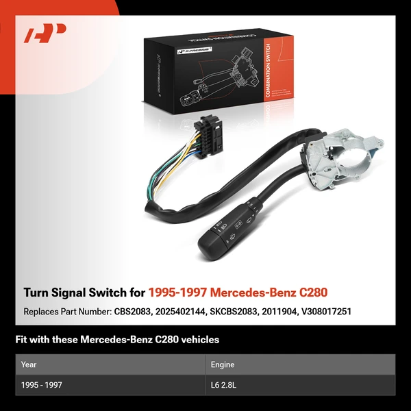 Turn Signal Switch for 1995-1997 Mercedes-Benz C280
