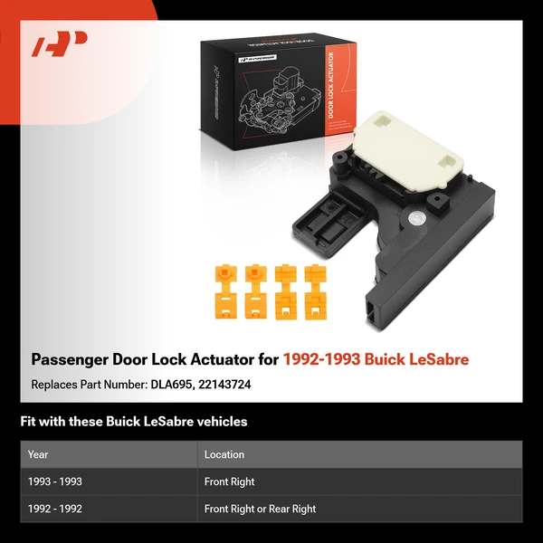 Passenger Door Lock Actuator for 1992-1993 Buick LeSabre