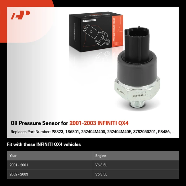 Oil Pressure Sensor for 2001-2003 INFINITI QX4