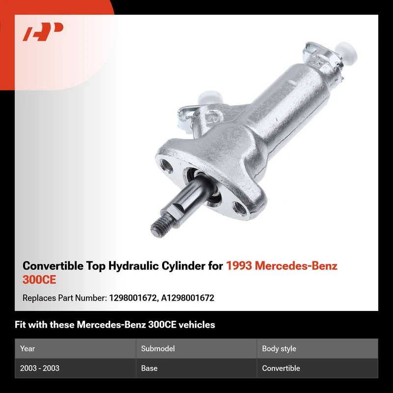 Convertible Top Hydraulic Cylinder for 1993 Mercedes-Benz 300CE