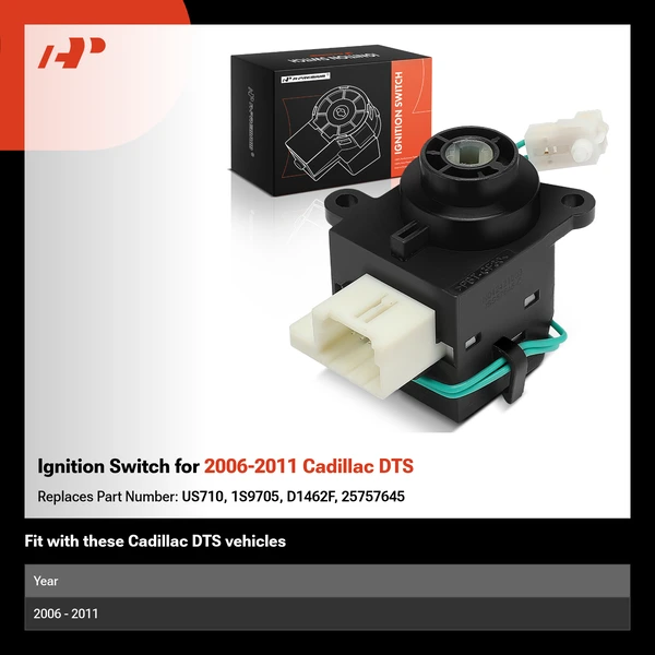 Ignition Switch for 2006-2011 Cadillac DTS