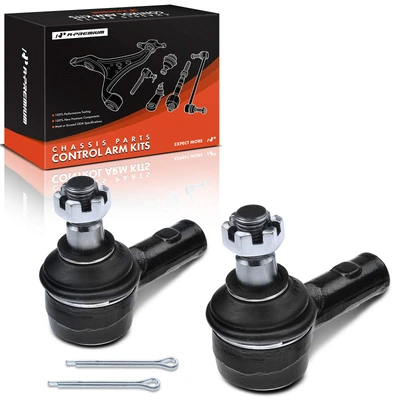 2 Pcs Outer Steering Tie Rod End