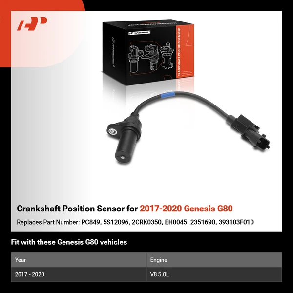 Crankshaft Position Sensor for 2017-2020 Genesis G80
