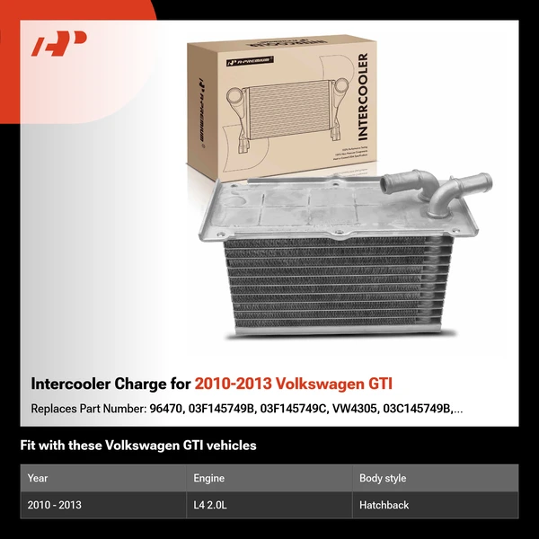 Intercooler Charge for 2010-2013 Volkswagen GTI