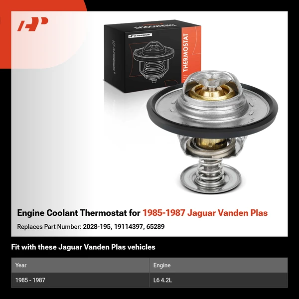 Engine Coolant Thermostat for 1985-1987 Jaguar Vanden Plas