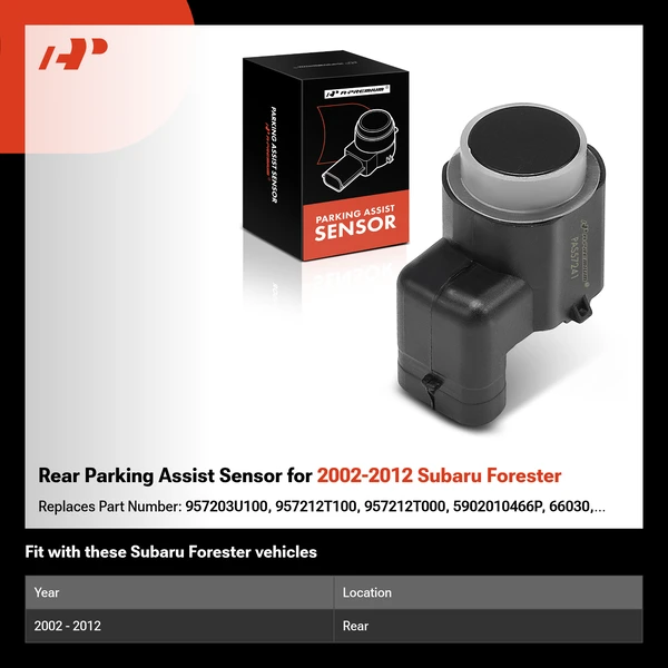 Rear Parking Assist Sensor for 2002-2012 Subaru Forester