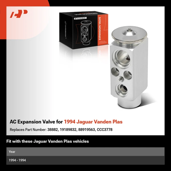 AC Expansion Valve for 1994 Jaguar Vanden Plas