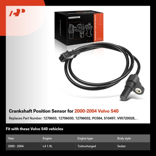 Crankshaft Position Sensor for 2000-2004 Volvo S40