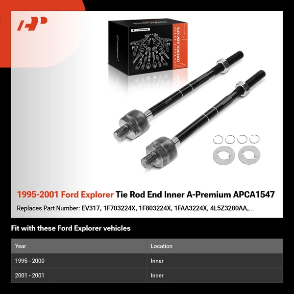 1995-2001 Ford Explorer Tie Rod End Inner A-Premium APCA1547