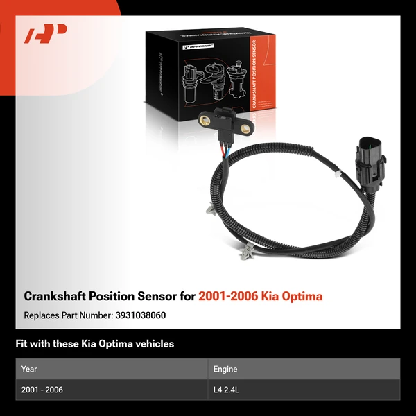 Crankshaft Position Sensor for 2001-2006 Kia Optima