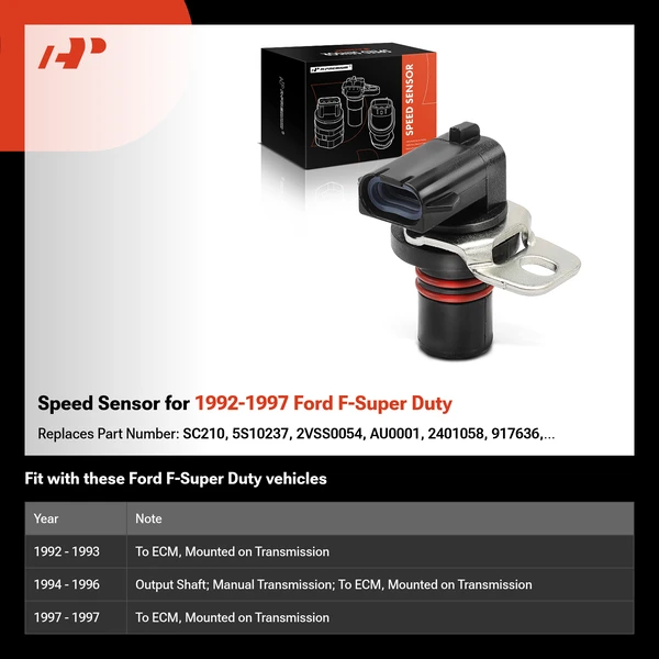 Speed Sensor for 1992-1997 Ford F-Super Duty