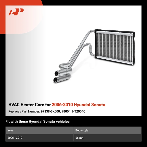 HVAC Heater Core for 2006-2010 Hyundai Sonata