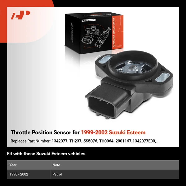 Throttle Position Sensor for 1999-2002 Suzuki Esteem