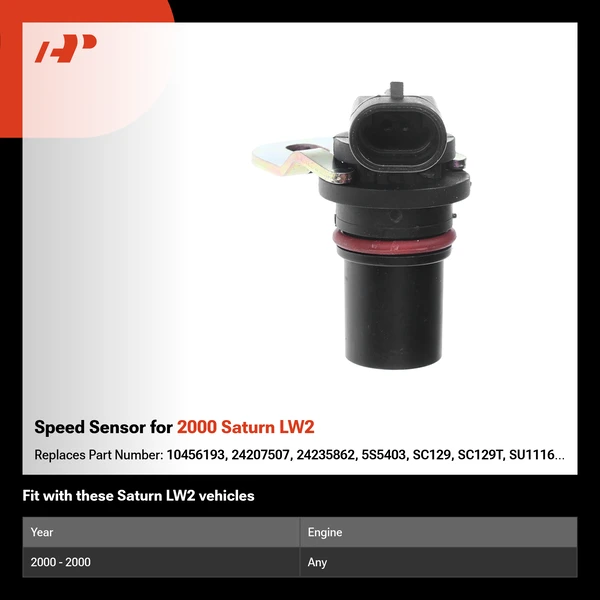 Speed Sensor for 2000 Saturn LW2