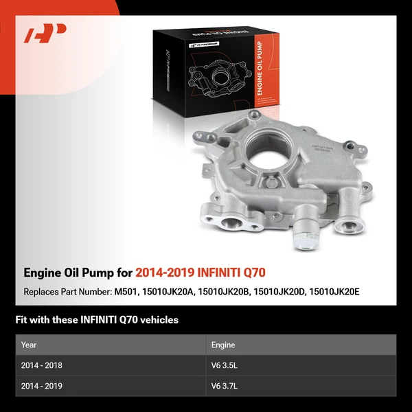 Engine Oil Pump for 2014-2019 INFINITI Q70