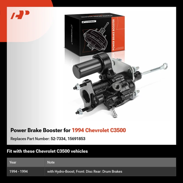 Power Brake Booster for 1994 Chevrolet C3500