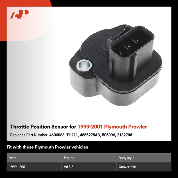 Throttle Position Sensor for 1999-2001 Plymouth Prowler
