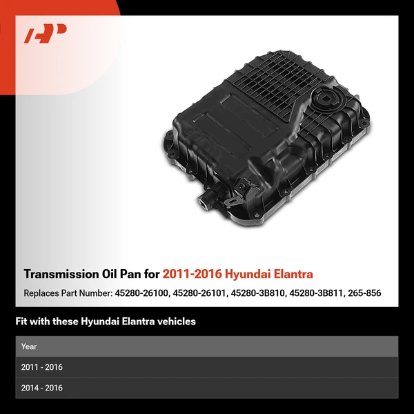 Transmission Oil Pan for 2011-2016 Hyundai Elantra