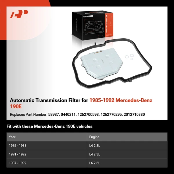 Automatic Transmission Filter for 1985-1992 Mercedes-Benz 190E