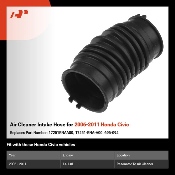 Air Cleaner Intake Hose for 2006-2011 Honda Civic