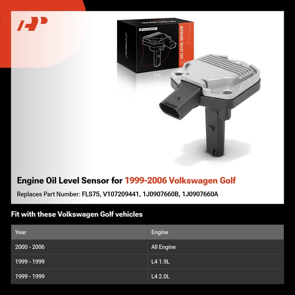 Engine Oil Level Sensor for 1999-2006 Volkswagen Golf
