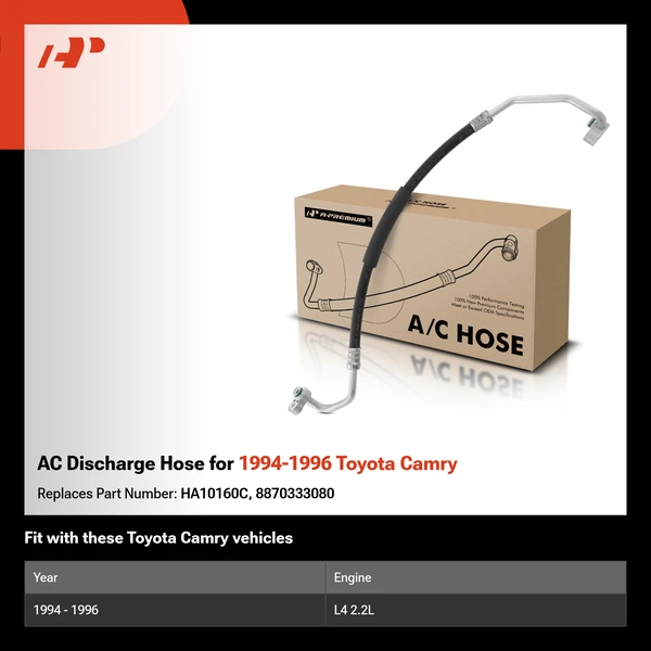 AC Discharge Hose for 1994-1996 Toyota Camry